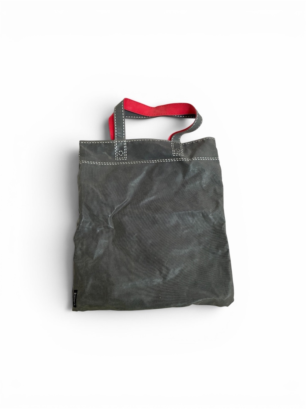 Armani Jeans | reversible red & gray vegan leather tote bag Water proof